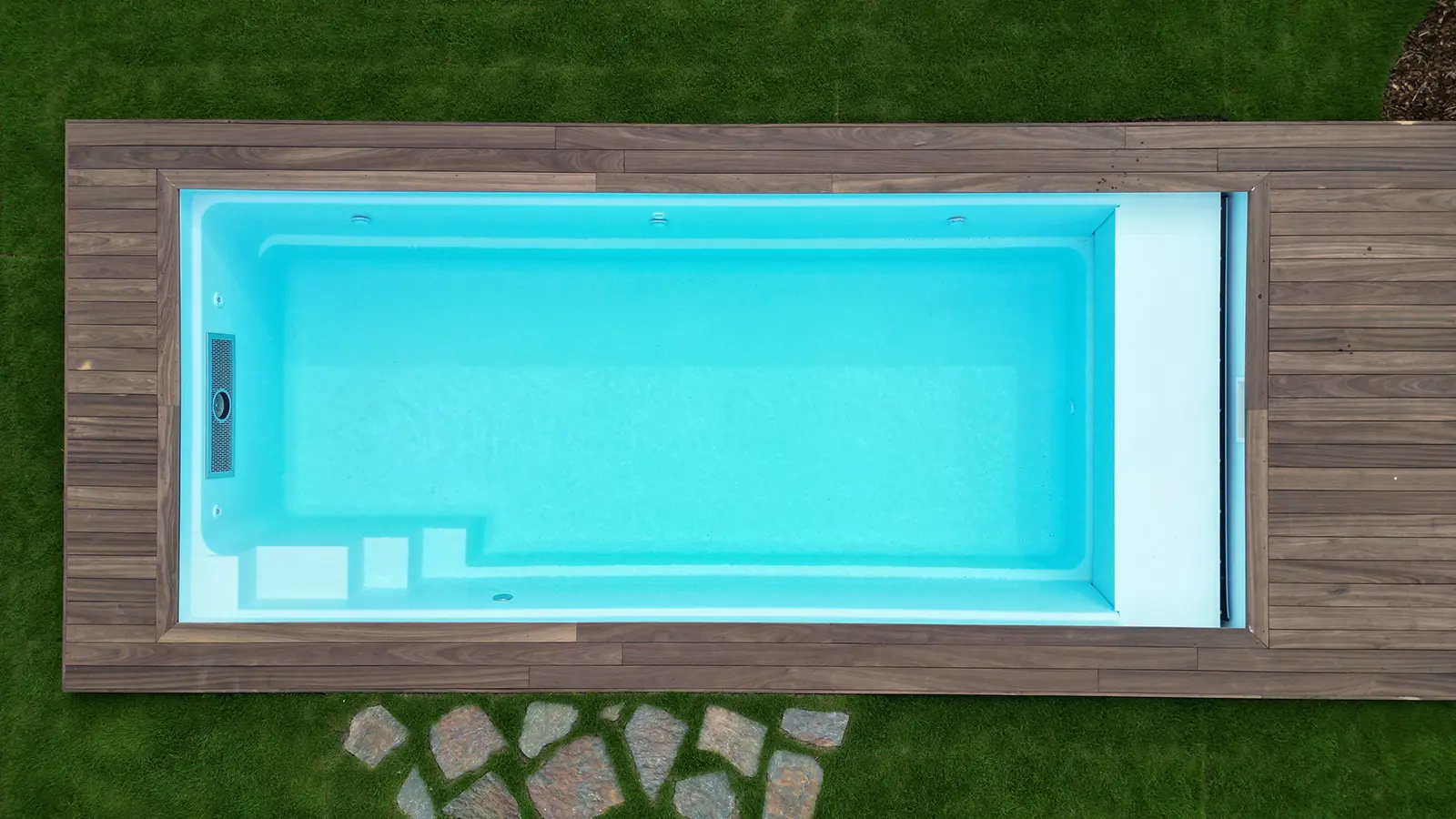 colore della piscina Shimmer white 
